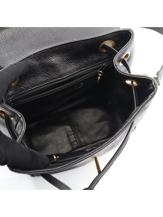 Chanel Rucksack Sac Backpack Black Caviar Leather main image 6